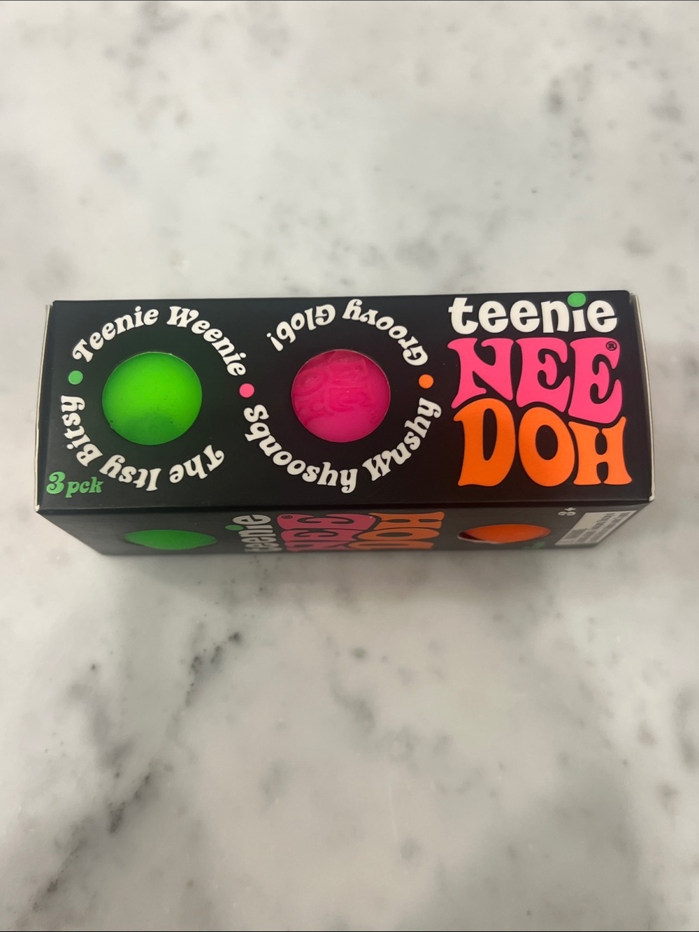 NeeDoh Nice Ice Baby (4-pack) and Teenie NeeDoh (3-pack) - Picture 5 of 5